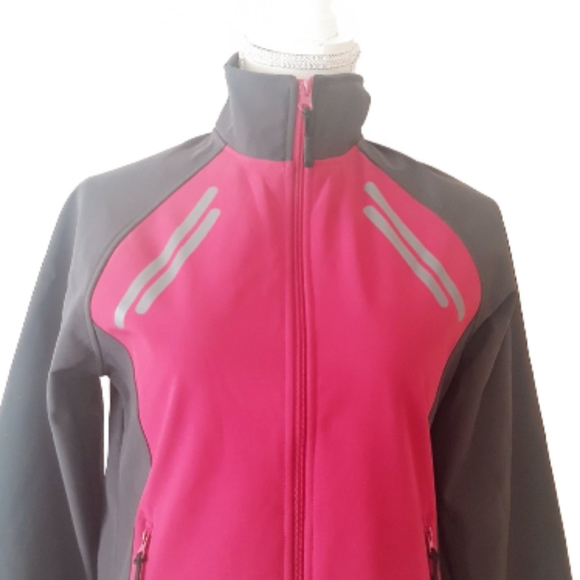 Avia Gray and Pink Fleece Lined Activewear Jacket - Size Small - Picture 3 of 13